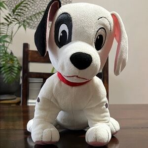 Plush Dalmatian Dog Toy - White and Black